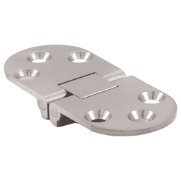 70mm Flap Hinge, Satin Nickel Alt 3 - Image