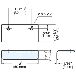 SN-50 30mm Edge Pull, Mirror Alt 2 - Image