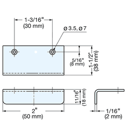 SN-50 30mm Edge Pull, Black Alt 3 - Image