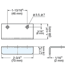 SN-70 46mm Edge Pull, Mirror Alt 3 - Image