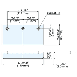 114mm Edge Pull, Mirror Alt 4 - Image