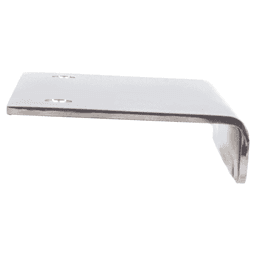 65mm Stainless Steel Edge Pull, Mirror Alt 2 - Image