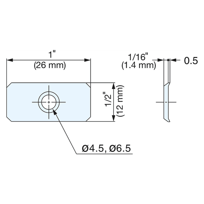 Strike Plate for MC0099, Chrome Alt 1 - Image