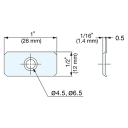 Strike Plate for MC0099, Chrome Alt 1 - Image