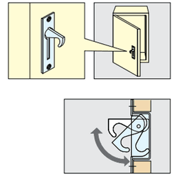 Stainless Steel 68mm Hatch Pull for Sugatsune