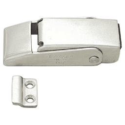 33.6mm Draw Latch, Satin/Polished Alt 3 - Image