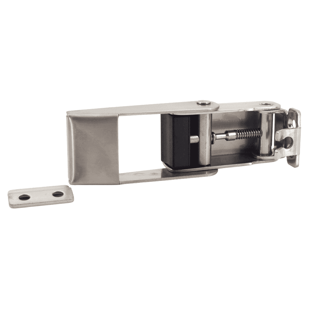 33.6mm Draw Latch, Satin/Polished Main - Image