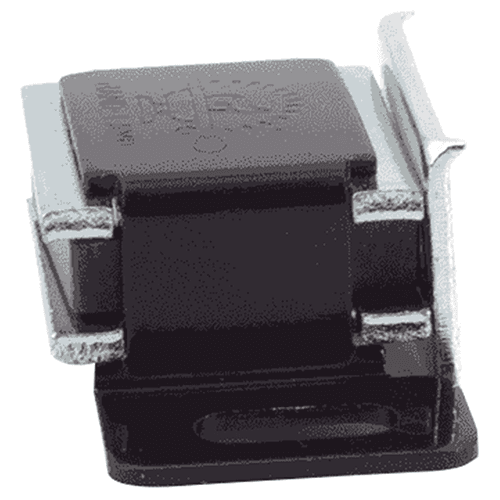 30mm Magnetic Catch, Brown Baked Lacquer/Chrome Alt 2 - Image