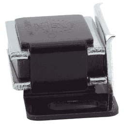 30mm Magnetic Catch, Brown Baked Lacquer/Chrome Alt 2 - Image