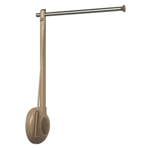 Plastic grips, caps, and distance plates for concealed installation