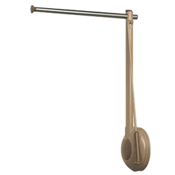 Innovative clothes storage design with pull-down mechanism for easy access