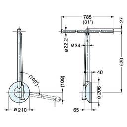 Innovative clothes storage design with pull-down mechanism - Sugatsune