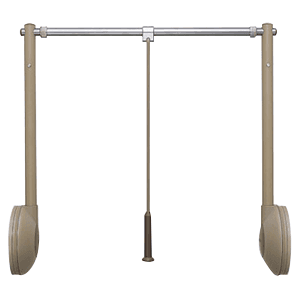 800mm Tallman Hanger in Gray Finish - Innovative Clothes Storage Design with Pull-Down Mechanism for High Wall Storage