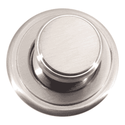 Push Button/Base for TLP Latch Body, Satin Nickel Alt 3 - Image