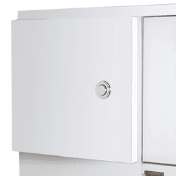 Push Button/Base for TLP Latch Body, Satin Nickel Alt 6 - Image