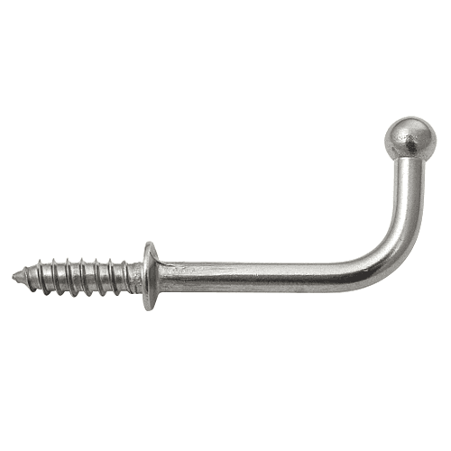 Premium utility hook, NSF approved, 46.2mm x 20mm L Hook from Sugatsune