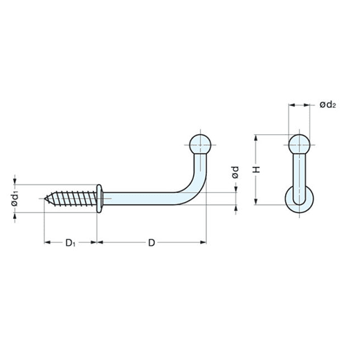 Stainless steel screw supplied, Sugatsune's premium line of utility hooks