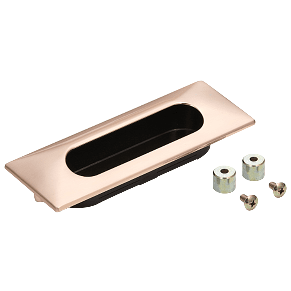 4-9/16" Sugatsune flush pull in satin bronze