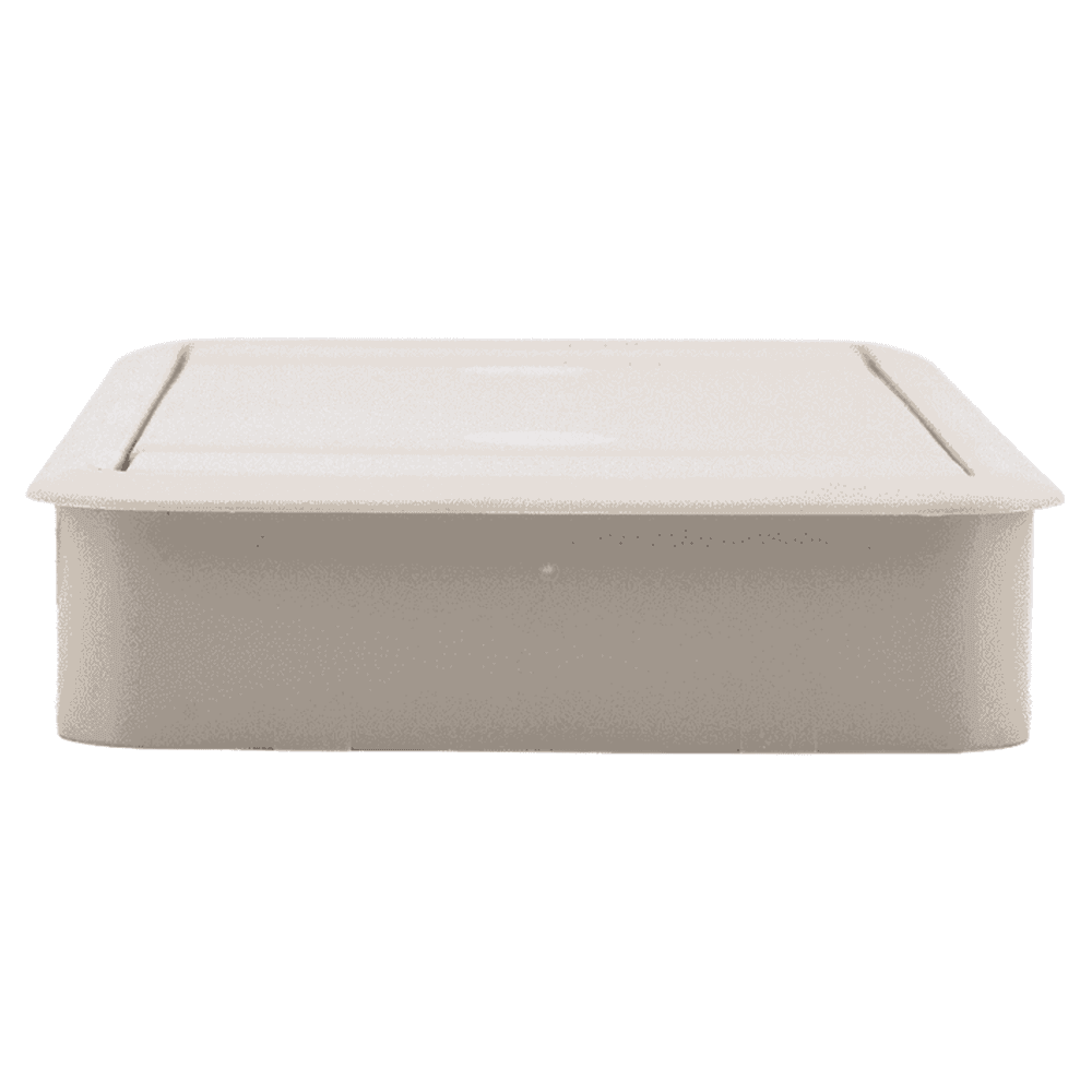 189mm Rectangular Cable Grommet, Beige Alt 1 - Image