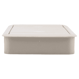 189mm Rectangular Cable Grommet, Beige Alt 1 - Image