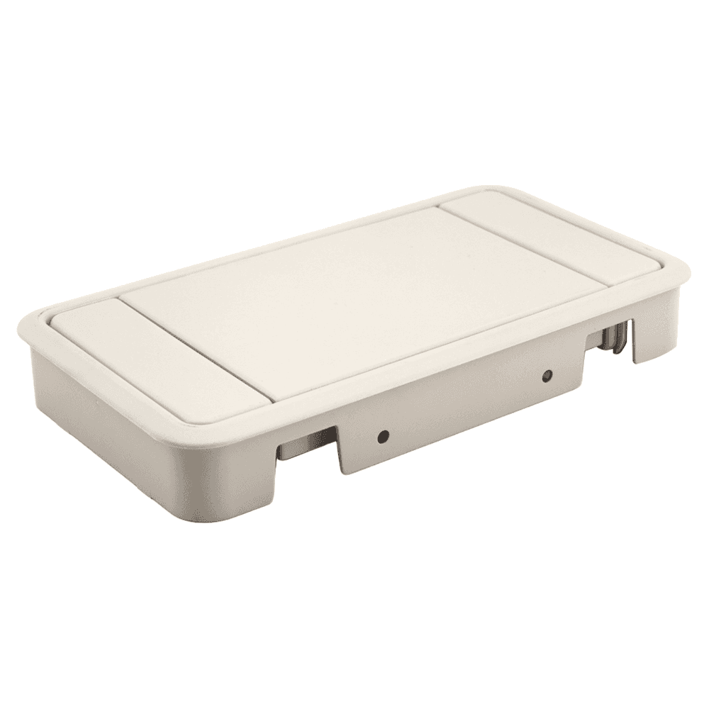 189mm Rectangular Cable Grommet, Beige Alt 5 - Image