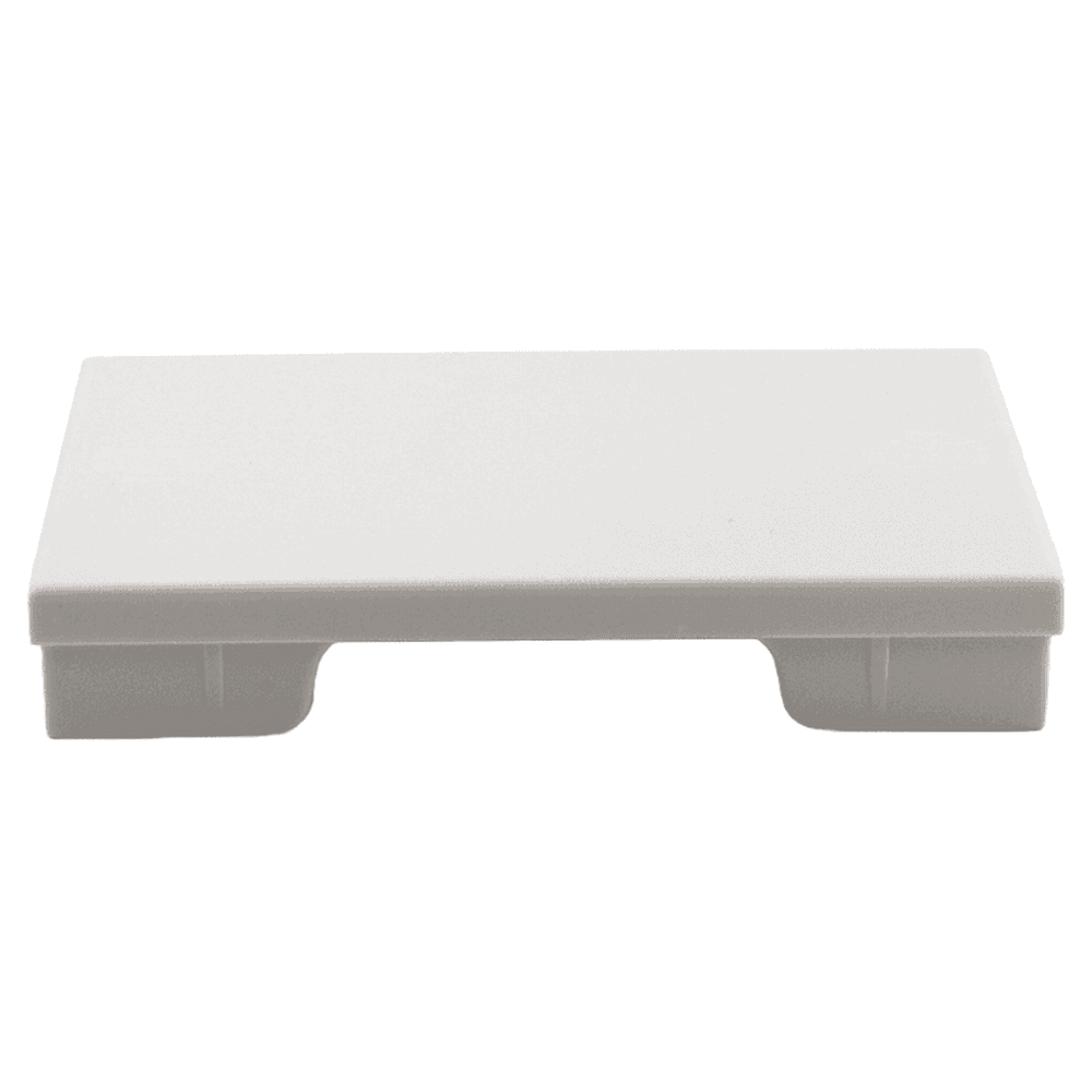 189mm Rectangular Cable Grommet, White Alt 1 - Image