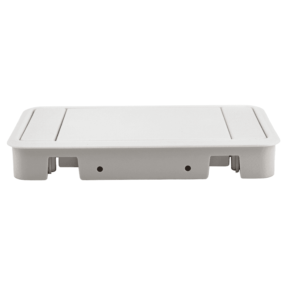 189mm Rectangular Cable Grommet, White Main - Image