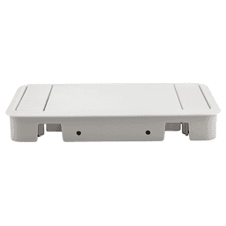 189mm Rectangular Cable Grommet, White Main - Image