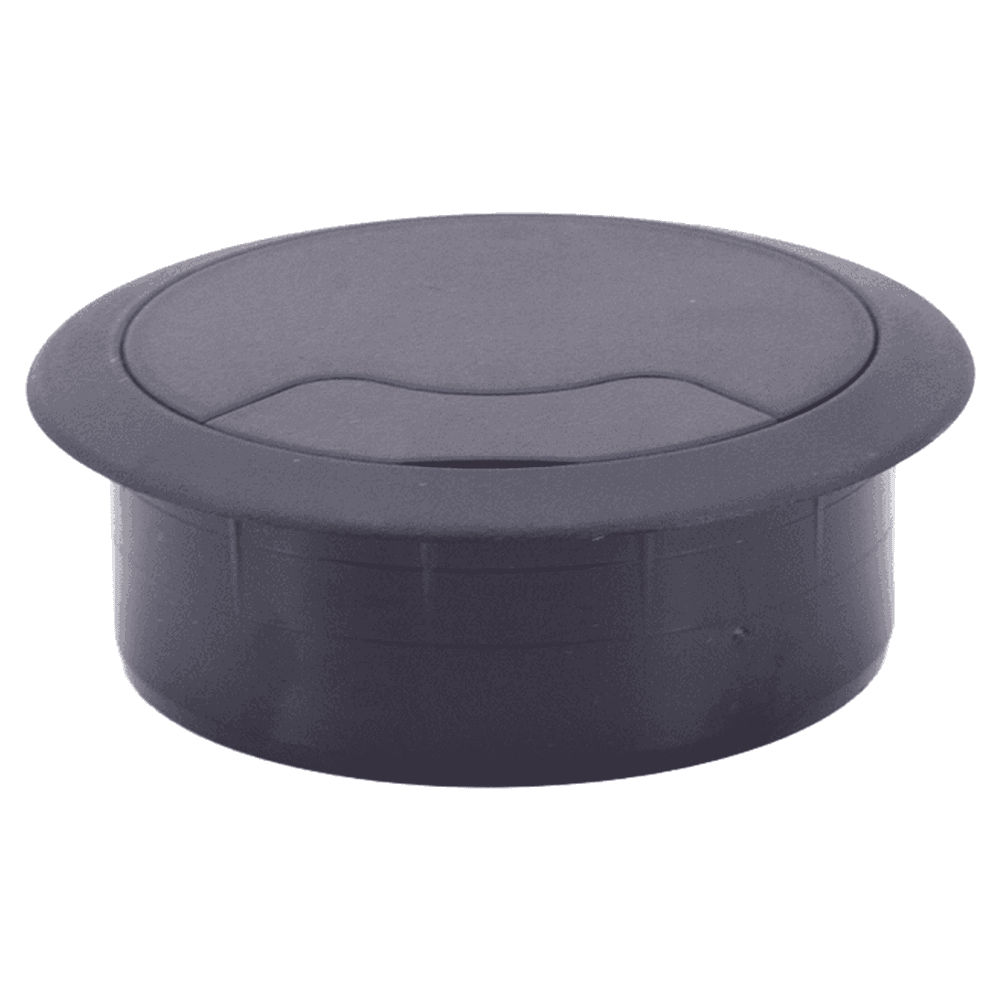 72mm Round Cable Grommet, Black Alt 1 - Image