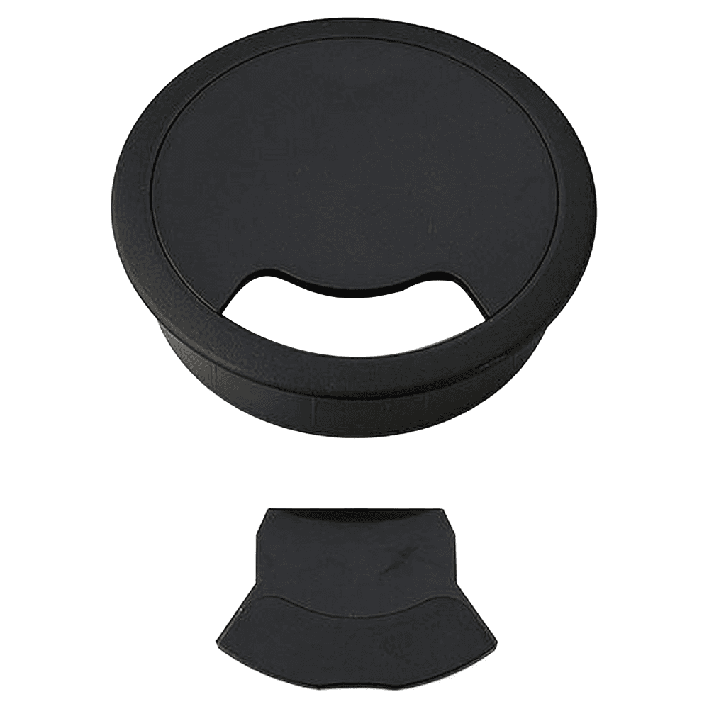 72mm Round Cable Grommet, Black Alt 3 - Image