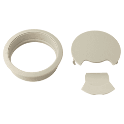 92mm Round Cable Grommet, Beige Alt 2 - Image