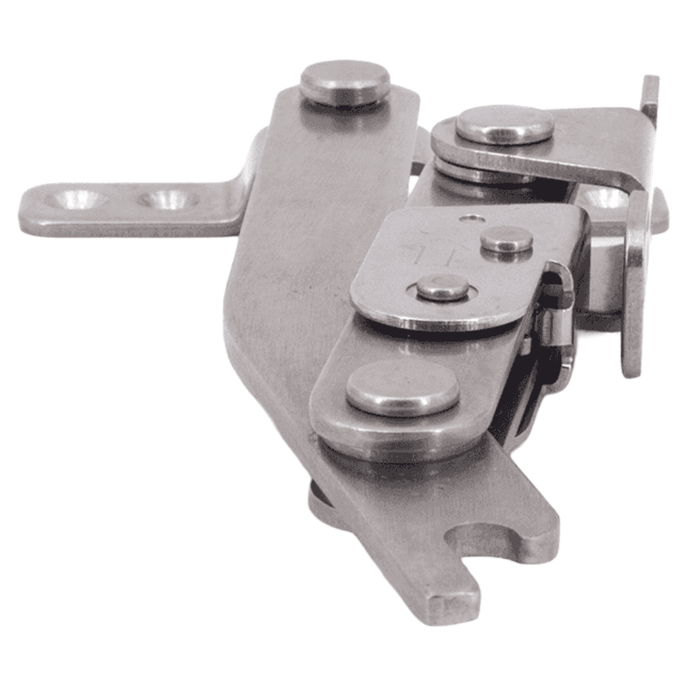 277.5mm Left Open Door Holder, Polished Alt 2 - Image