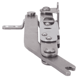 477.5mm Left Open Door Holder, Polished Alt 1 - Image