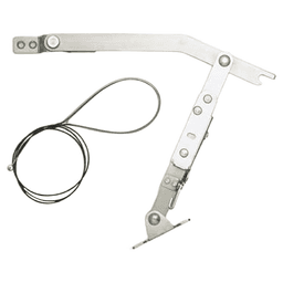 477.5mm Left Open Door Holder, Polished Alt 3 - Image