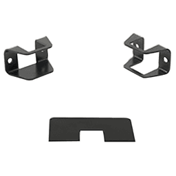 Black Finish Vanity Bracket for Cabinets, Post Sheetrock Install