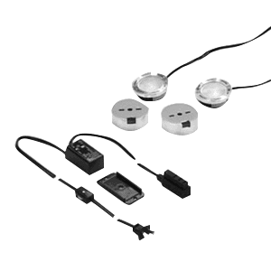Halogen 20W Spot Light with Transformer, Brass Finish (3/Set) - Main Image
