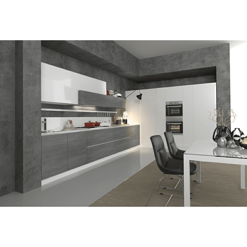 Heat, chemical, and bacteria-resistant laminate in Rustic Oak - Salt International