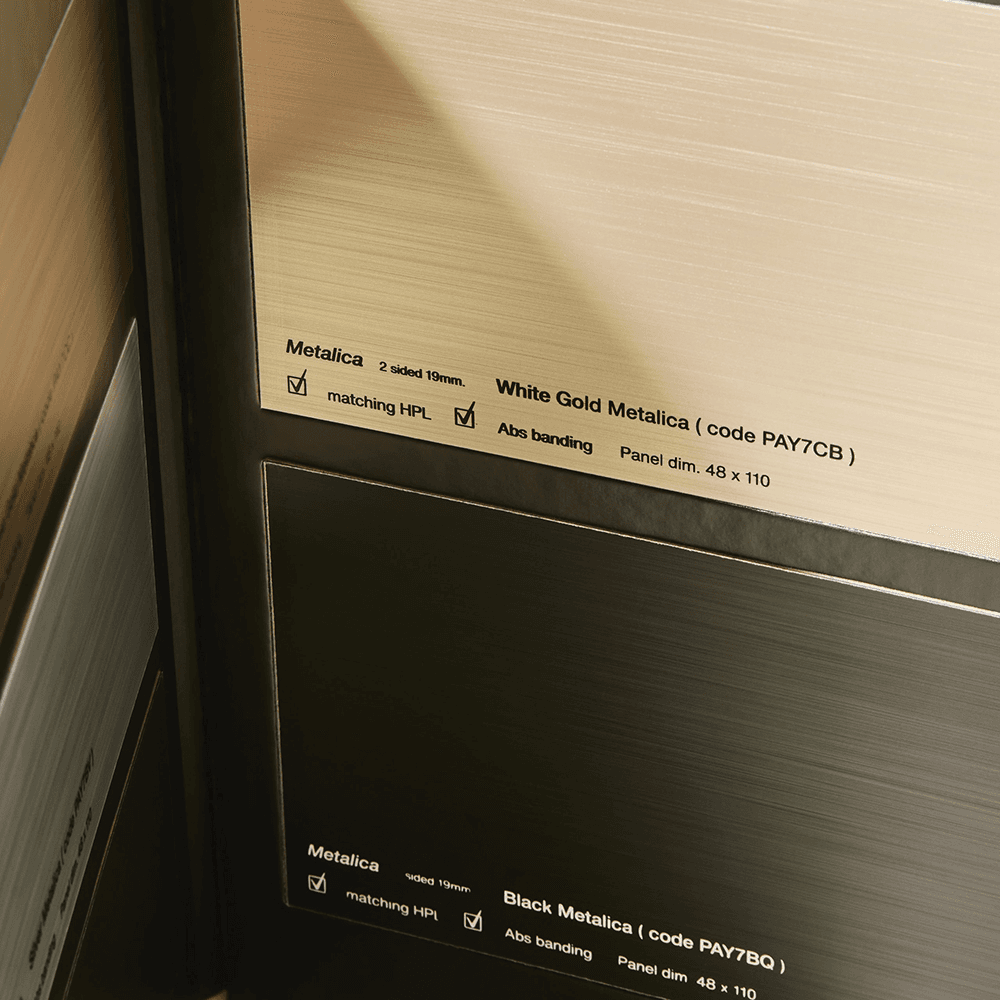 Metalica Binder 5 Colors Sample Kit for PET Brushed Metal Alt 2 - Image