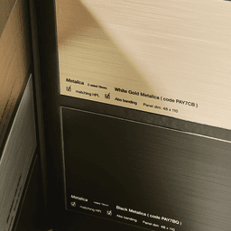 Metalica Binder 5 Colors Sample Kit for PET Brushed Metal Alt 2 - Image