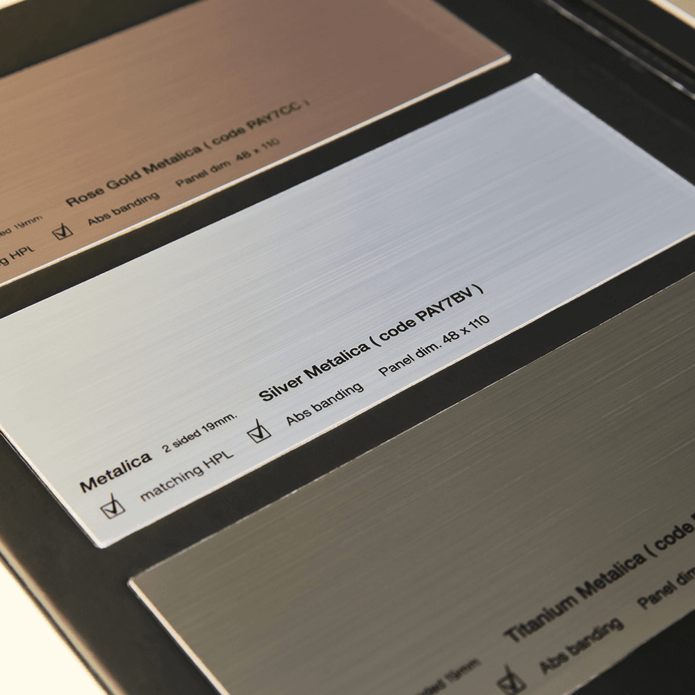 Metalica Binder 5 Colors Sample Kit for PET Brushed Metal Alt 3 - Image