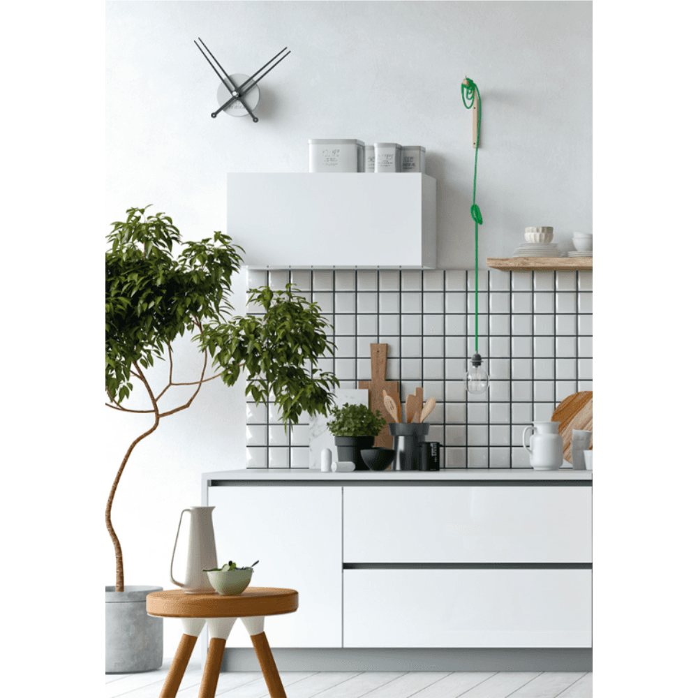 Salt International Super Matte Decorative Panel, Bianco Opaco, 48" x 110" Alt 1 - Image