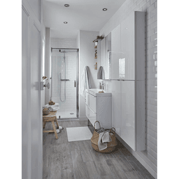 Salt International High Gloss Decorative Panel, Bianco Lucido, 48" x 110" Alt 1 - Image