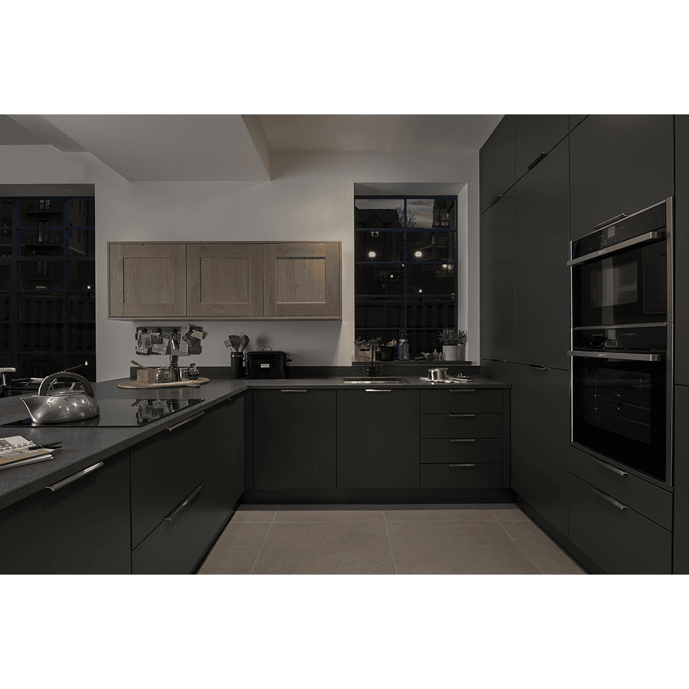 Salt International Super Matte Decorative Panel, Nero Opaco, 48" x 110" Alt 1 - Image