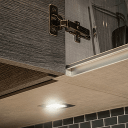 4000mm Gola Upper Cabinet Profile, Stainless Steel Alt 2 - Image