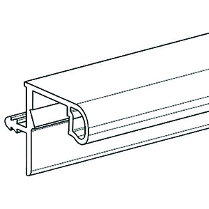 4000mm Gola Upper Cabinet Profile LED, Black Alt 1 - Image