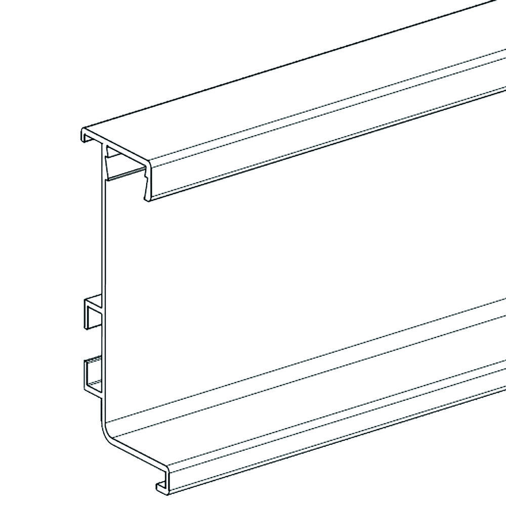 4100mm Gola Horizontal L Profile LED, Black Alt 1 - Image