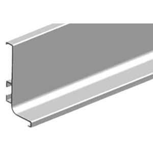 4000mm Gola Horizontal L Profile, Black Alt 1 - Image