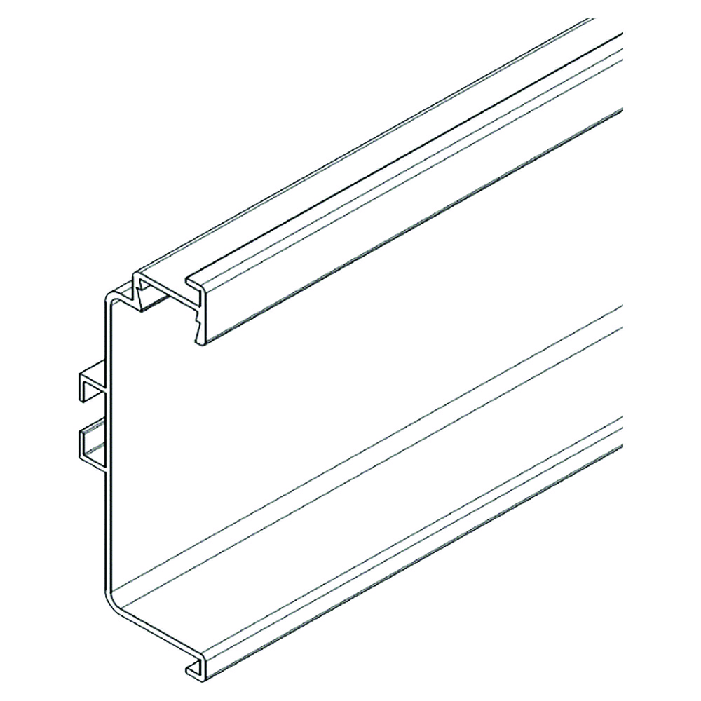 4000mm Gola Horizontal C Profile LED, Black Alt 1 - Image