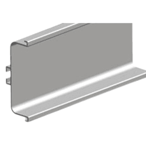 4000mm Gola Horizontal C Profile, Black Alt 1 - Image