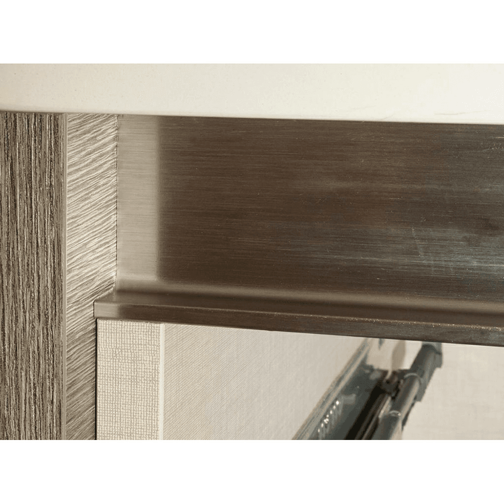 Gola Closed End Cap for Horizontal L Profile, Black Alt 2 - Image
